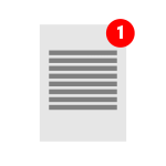 Subject access request received icon